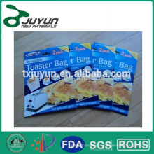 PTFE Coated Fiberglass Toaster Bag, apto para torradeiras